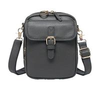 Générique 2025 Upgrade Vintage Double Layer Large Capacity Mini Messenger Bag, Vintage Messenger Bag, Unisex Messenger Bags Crossbody (Gray)