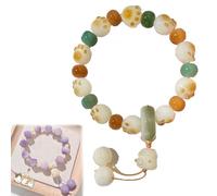 Générique 2025 Women Cat's Claw Bodhi Bracelet, Women Bead Bracelet String, The Cute Cat Paw Shape Will Bring You Good Luck (stable)