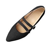 Générique 2026 2026 Chaussures décontractées pour Femmes : Un Mot sur Le Design des Chaussures Pointues (Black, 42)