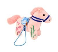 Générique 2026 Année du Cheval Mascotte,Ornement De Sac en Peluche | Peluche De La Fête du Printemps | pour Ados Adultes Étudiants Collectionneurs Amis des Animaux Fête Anniversaire
