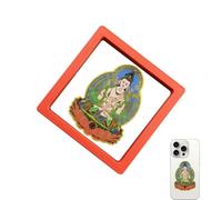 Générique 2026 Carte Sticker Tai Sui - Collections en Métal Adhésif Traditionnel de Bouddha - Autocollant pour Téléphone | pour Hommes Femmes Famille Amis et Appareils Électroniques