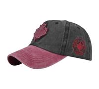 Générique 2026 Casquette Casquette de Baseball du Canada Fête Drapeau la Feuille d'érable brodé Chapeau réglable (One Size)