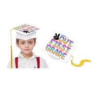 Générique 2026 Chapeau de Diplomé Unisexe Ensemble de Chapeaux Diplômé Chapeau de Baccalauréat pour enfant Chapeaus D'étudiant Taille Ajustable, pour les Fêtes de Remise des Diplômes