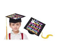 Générique 2026 Chapeau de Diplomé Unisexe Ensemble de Chapeaux Diplômé Chapeau de Baccalauréat pour enfant Chapeaus D'étudiant Taille Ajustable, pour les Fêtes de Remise des Diplômes