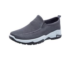 Générique 2026 Chaussures décontractées Respirantes en de Couleur Unie pour Hommes, Chaussures de Marche antidérapantes à Semelle Souple avec étrier d'un Pied