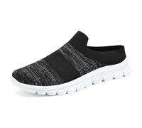 Générique 2026 Chaussures pour Hommes, Nouvelles Pantoufles en Respirante, Chaussures décontractées à Bout Peu Profond, Semelle Souple, Demi-Orteil, Chaussures à étrier