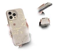 Générique 2026 Chinese Tradition Dragon Edition Case, Shockproof TPU Bumper Cover with Raised Bezel & Precise Cutouts, for iPhone 17/16/15/14/13/12/11 (for iPhone 15 Pro Max,White)