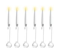 Générique 2026 Clip On Candles for Christmas Trees, Flameless Battery-Operated with Remote - 6 Shapes for Christmas Tree & Party Decor, Safe for Kids/Pets (Crystal balls,6Pcs)