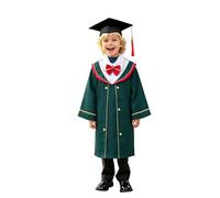 Générique 2026 Ensemble Déguisement Jeune Docteur Enfant avec d’Études pour Garçon 2-16 Ans Tenue Cérémonie Maternelle Primaire Longue Saison Estivale (Green, 2-3 Years)