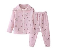 Générique 2026 Ensemble Pyjama Deux pièces Polaire Douce pour garçon Sweat Capuche Pantalon Jogging Confortable idéal détente Quotidien Automne Hiver (3-4 Years)