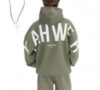 Générique 2026 Essential Hoodie Oversized Christian Heavyweight Faith Sweatshirt, Christian Heavyweight Hoodies Unisex (Green,3TG)
