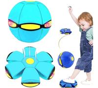 Générique 2026 Magic Meta Ball, Magic Bouncing Ball, Children's Bouncing Balls with 6 Lights, Magic Flying Saucer for Parent-Child Interaction Indoor & Outdoor Use (Lake Blue)
