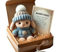 Générique 2026 Mini Lapin Câlin Mignon Cadeau De Pâques, Mini Lapins dans Une Boîte, Lapin Peluche avec Soutien Émotionnel, Convient pour Pâque