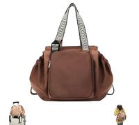 Générique 2026 Multifunctional Travel Organizer Bag for Ladies, 15 Smart Pockets, Stylish Backpack Crossbody Shoulder Bags (coffee)