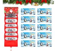 Générique 2026 New Christmas Cash Gift Envelopes - 6/10 Slots Surprise Money Holder, Christmas Cash Envelopes, C-hristmas Money Holders for C-ash (H,10 Slots-10Pcs)