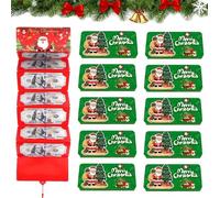 Générique 2026 New Christmas Cash Gift Envelopes - 6/10 Slots Surprise Money Holder, Christmas Cash Envelopes, C-hristmas Money Holders for C-ash (K,10 Slots-10Pcs)