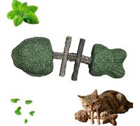 Générique 2026 New Creative Fish Bone Cat Dental Chew Toy, Silvervine Chew Sticks for Cats, Catnip and Silvervine Chew for Cats Teething and Stress, Durable Wooden Feline Tooth Care Tool (D 1PCS)