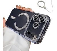 Générique 2026 New in Phone Case for iPhone 17 Series - Glitter Bling Rhinestone Sparkly Magnetic Case (for 17 Air,Blue)