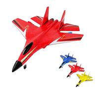 Générique 2026 New Remote Control Airplane, Upgraded Rc Plane Remote Controls for Glider Airplanes 2.4 Ghz 2-Channel, Remote Control Airplane Model (Red)