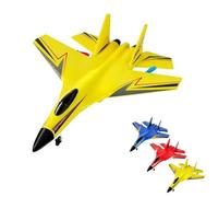 Générique 2026 New Remote Control Airplane, Upgraded Rc Plane Remote Controls for Glider Airplanes 2.4 Ghz 2-Channel, Remote Control Airplane Model (Yellow)