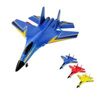 Générique 2026 New Remote Control Airplane, Upgraded Rc Plane Remote Controls for Glider Airplanes 2.4 Ghz 2-Channel, Remote Control Airplane Model (Blue)