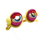 Générique 2026 New Winking Eye Glasses - Manual Blinking Funny Glasses for Adults, Party Pranks Selfies Costumes Photo Props (Yellow)