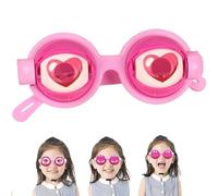 Générique 2026 New Winking Glasses with Winking Eyes, Kinetic Crazy Eyes Glasses, Pull-String Blinking Crazy Glass for Kids and Adults (B)