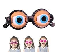 Générique 2026 New Winking Glasses with Winking Eyes, Kinetic Crazy Eyes Glasses, Pull-String Blinking Crazy Glass for Kids and Adults (A)
