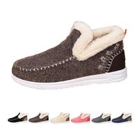 Générique 2026 New Winter Boots for WomenShoes Comfy Orthopedic Arch Suppor Non Slip House Shoes for Indoor Outdoor Boots (Brown,40)