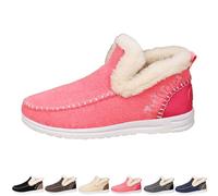 Générique 2026 New Winter Boots for WomenShoes Comfy Orthopedic Arch Suppor Non Slip House Shoes for Indoor Outdoor Boots (Pink,38)