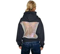 Générique 2026 New Y2K Crystal Mesh Back Hoodie Women Long Sleeve Goth Oversize Sweatshirts Clothes