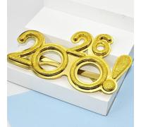 Générique 2026 Nombre Lunettes Bonne Année Lunettes Diamant Glitter Lunettes de Soleil Cosplay Prop Xmas Party Décoration Drôle Lunettes