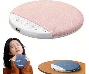 Générique 2026 Nouveau Haut-Parleur d'oreiller De Sommeil, Haut-Parleur d'oreiller Bluetooth avec Basses Stéréo, écouteurs De Sommeil Privés avec Minuterie De Bruit Blanc pour Adultes (Rose)