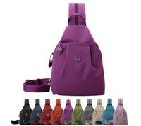 Générique 2026 Premium 3 in 1 Anti-Theft Travel Tote Bag,Waterproof 2-Way Commuter,Multi-Compartment Large Capacity Light Bag (8.26in-5.51in-11.81in,Purple)