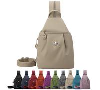 Générique 2026 Premium 3 in 1 Anti-Theft Travel Tote Bag,Waterproof 2-Way Commuter,Multi-Compartment Large Capacity Light Bag (8.26in-5.51in-11.81in,Khaki)