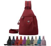 Générique 2026 Premium 3 in 1 Anti-Theft Travel Tote Bag,Waterproof 2-Way Commuter,Multi-Compartment Large Capacity Light Bag (8.26in-5.51in-11.81in,Burgundy)