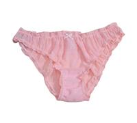 Générique 2026 Pure Désir - sous-vêtements en Volants pour Femmes Culotte Basse ajourée et Confortable en Coton Charme féminin sans languettes Tenue Intime raffinée (L)