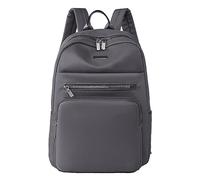 Générique 2026 Sac à dos léger de grande capacité pour dames, mode décontractée, cuir souple, sac à dos de en plein air, cartable d'étudiant pour la rentrée scolaire (Grey, One Size)
