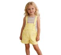 Générique 2026-Salopette Pâques Fille Jean Adorable Combinaison Lapin Appliqué Tenue Idéale Bébé Jeune Enfant Pantalon Fillettes (Yellow, 3-4 Years)