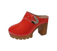 Générique 2026 Sandales à talon épais et bride cheville, couleur unie, décontractées, élégantes, confortables, idéales pour l'été.