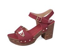 Générique 2026 Sandales d'été à talons hauts pour femmes, chaussures confortables, décontractées, habillées, à bout ouvert, à enfiler, pour les vacances, le travail, les rendez-vous