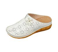 Générique 2026 Solid Mules Heel Sandals Open Toe Slip On Casual Summer Shoes