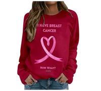 Générique 2026 Sweat à Capuche décontracté en Polaire avec Cordon de Serrage et Fermeture éclair pour la prévention du Cancer du Sein des Femmes Sportif et mensuel