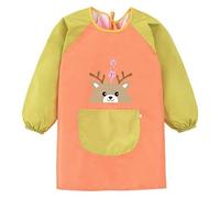 Générique 2026 Tablier Peinture Enfant Imperméable Longue Manches -Salissures avec Poche Avant pour Activités Artistiques Créatives Idéal École Maison Loisirs (Orange, 1-4 Years)