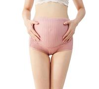 Générique 2027-Culotte de Grossesse Haute avec Soutien Abdominal Doux Respirant Côtelé Extensible Ajustable Dentelle Confortable sans Coutures Ceinture Post-Partum (XXXXL)