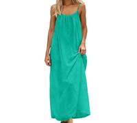 Générique 2027 Longue décontractée sans Manches à Dos Coupe Ample Peignoir d'intérieur pour Femme Quotidien (Mint Green, XXL)