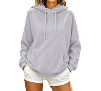 Générique 2027-Sweat à Capuche Ample Femme Hiver Pull décontracté Chaud pour Tenue Quotidienne (GY1, XL)