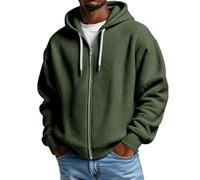 Générique 2027-Sweat à Capuche zippé en pour Homme avec Poches Avant - Coupe ajustée, doublé Polaire, idéal pour Un Style décontracté Quotidien