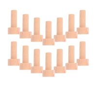 Générique 20pcs Mini Chevilles D'essieu en Bois T Tête Ronde pour Petits Meubles et Bricolage Décoration Usage Polyvalent Design Compact