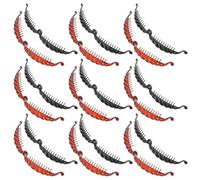 Générique 20pcs Pinces à Cheveux Banane en Plastique Résine Forme Banane et Poisson Pince à Cheveux Facile à Utiliser Maintien Sécurisé pour Sorties Décontractées et Événements